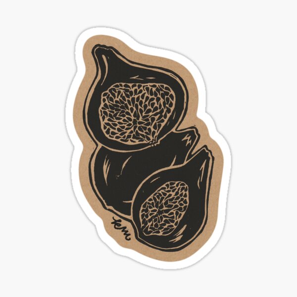 Item preview, Figs Linocut designed and sold by mellowdreamer.