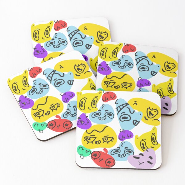 Item preview, Colored faces designed and sold by Zshope.
