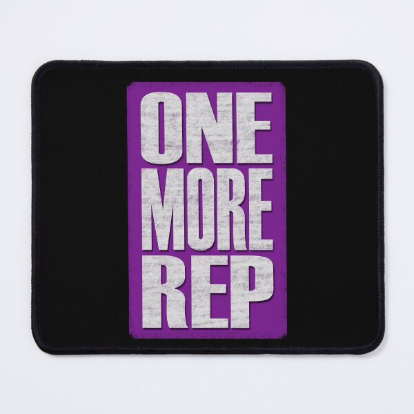 Item preview, One More Rep - Purple, black, white - fitness, motivational designed and sold by Honest-Quotes.