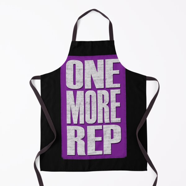 Item preview, One More Rep - Purple, black, white - fitness, motivational designed and sold by Honest-Quotes.