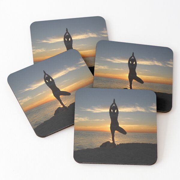 Item preview, Tree Pose at Sunset designed and sold by joseycreates.