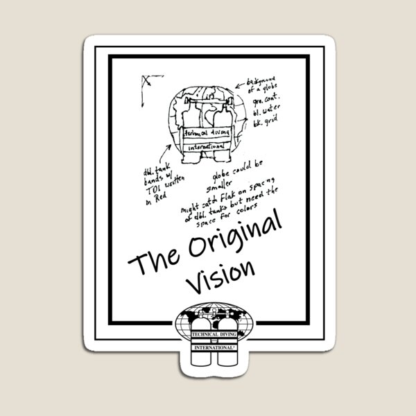 Item preview, Technical Diving International (TDI) - TDI Napkin The Original Vision  designed and sold by Shop-TDI.
