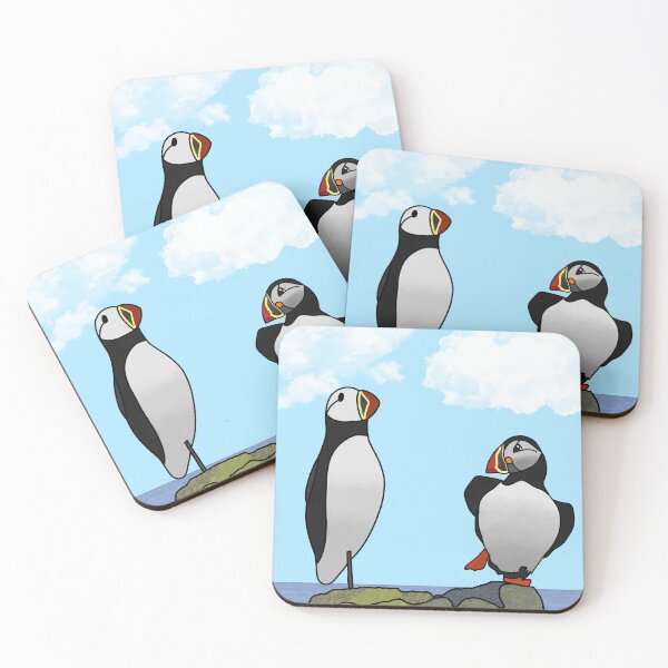 Item preview, Sociable puffin tries his best designed and sold by LethesBramble.