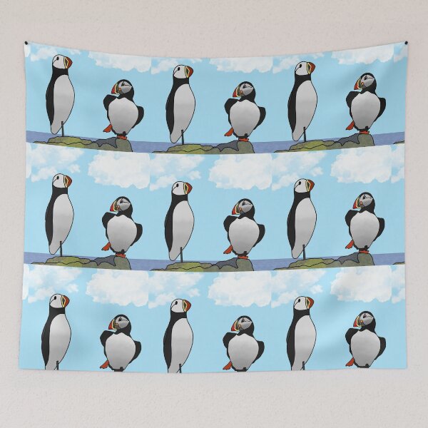 Item preview, Sociable puffin tries his best designed and sold by LethesBramble.