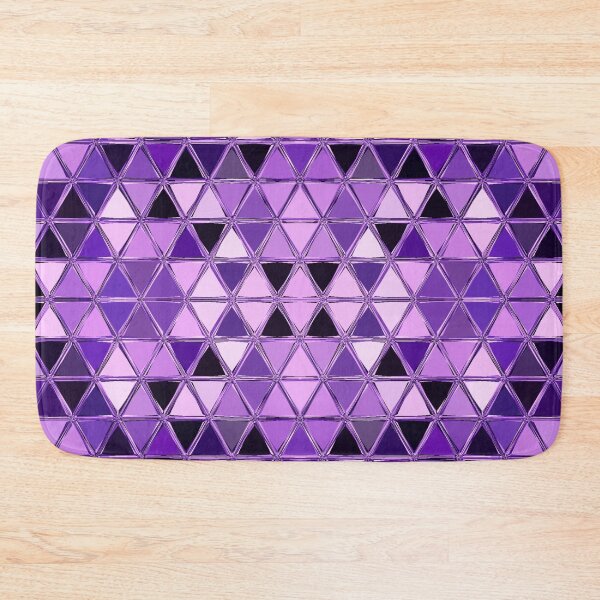 Item preview, Violet and mauve metallic polygon abstract 3D rendering designed and sold by mennawagih7.