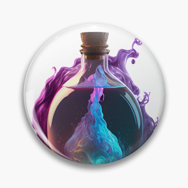 Item preview, Purple Magic Potion Bottle designed and sold by FiveIntentions.