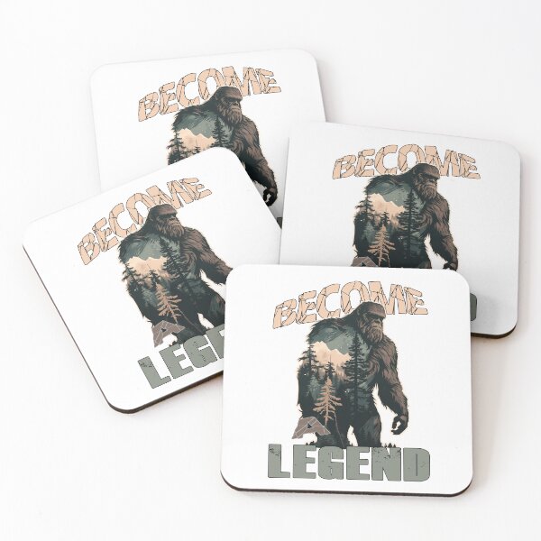 Item preview, Bigfoot T-shirt Sasquatch Legend Graphic Tee Bigfoot Novelty Clothing Hiker Outdoors   designed and sold by iPaint Airbrush Studio.