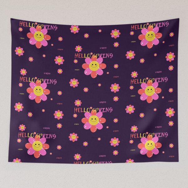 Item preview, Hello Spring - Happy flowers  designed and sold by All-About-Life.