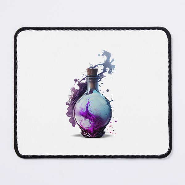 Item preview, Purple Smokey Magic Potion Bottle designed and sold by FiveIntentions.