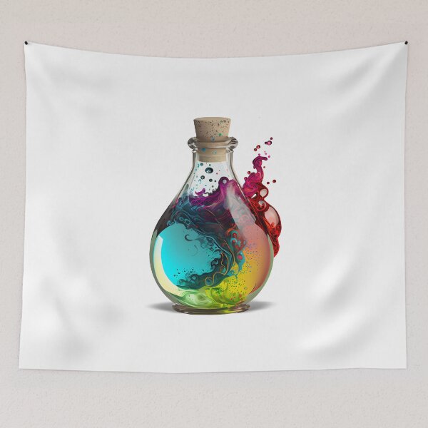 Item preview, Colored Magic Potion Bottle designed and sold by FiveIntentions.