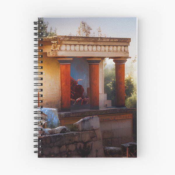 Item preview, "Knossos Palace" Uncovering the Mystery. An Exploration of Ancient Greek Art and Culture. designed and sold by nicpa-art.