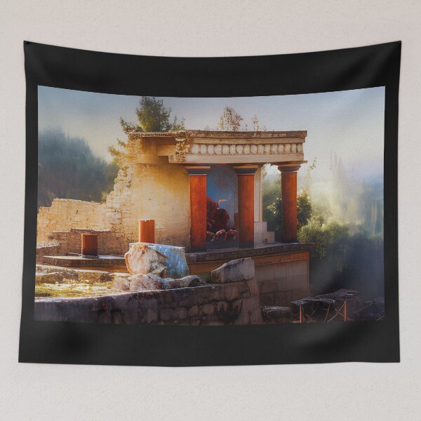 Item preview, "Knossos Palace" Uncovering the Mystery. An Exploration of Ancient Greek Art and Culture. designed and sold by nicpa-art.