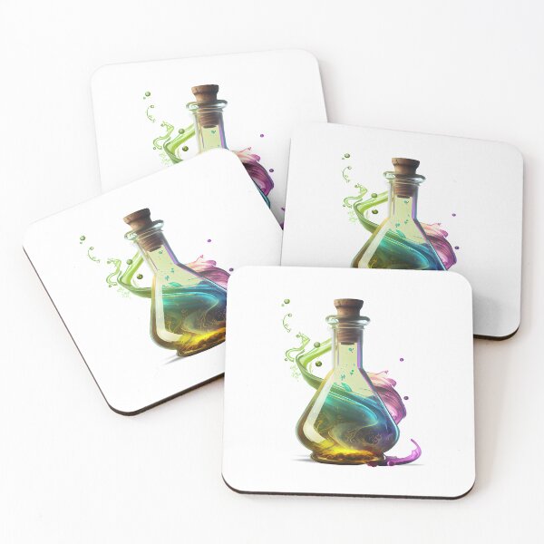 Item preview, Colored Ribbon Magic Potion Bottle designed and sold by FiveIntentions.