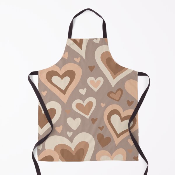 Item preview, Neutral Tone Heart Pattern designed and sold by PepperLime.