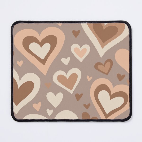 Item preview, Neutral Tone Heart Pattern designed and sold by PepperLime.