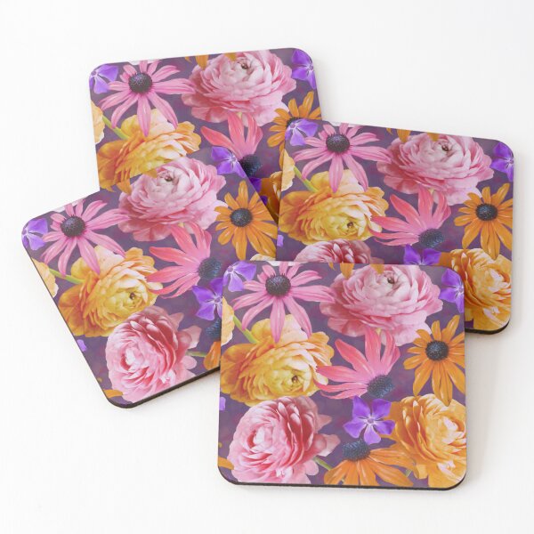 Item preview, Ranunculus and Rudbeckia Repeated Pattern Seamless Design  designed and sold by Tina Veenstra.
