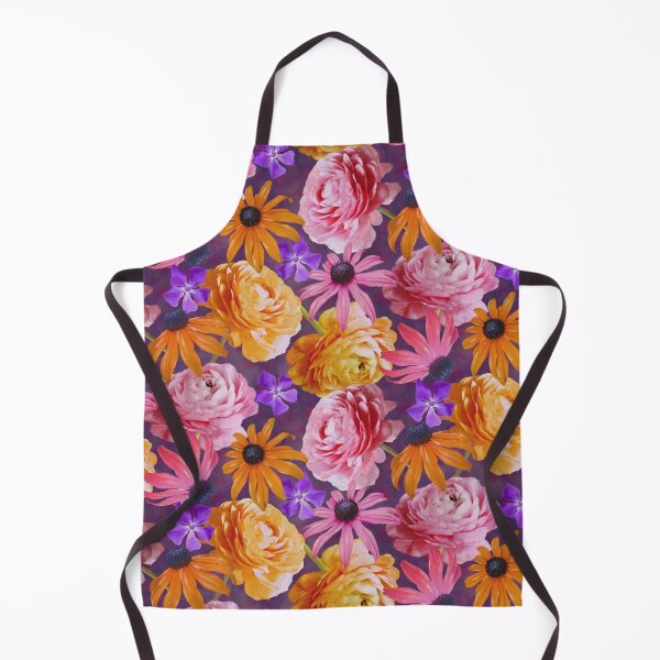 Item preview, Ranunculus and Rudbeckia Repeated Pattern Seamless Design designed and sold by Tina Veenstra.