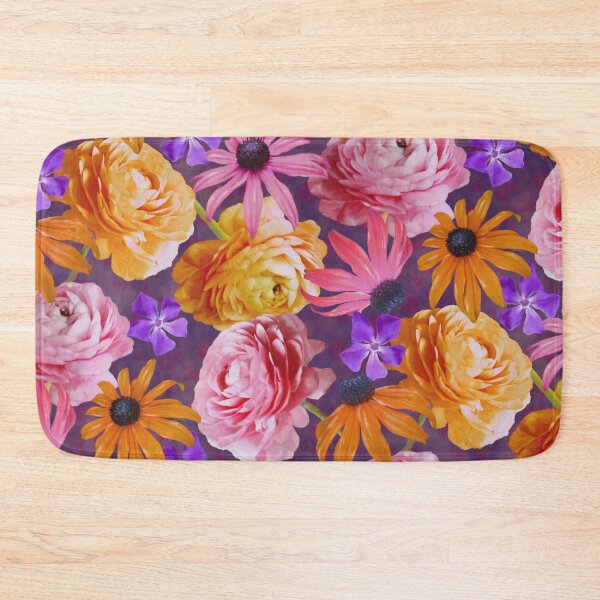 Item preview, Ranunculus and Rudbeckia Repeated Pattern Seamless Design  designed and sold by Tina Veenstra.