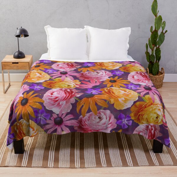Item preview, Ranunculus and Rudbeckia Repeated Pattern Seamless Design  designed and sold by Tina Veenstra.