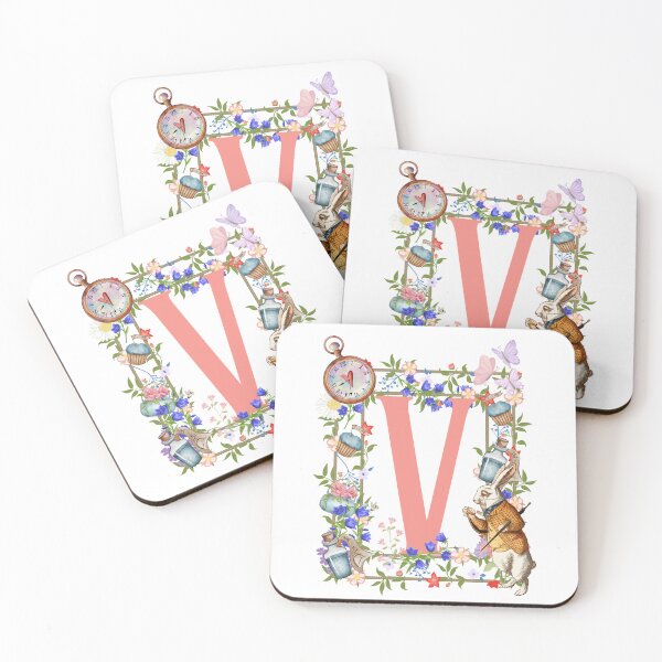 Item preview, White Rabbit, Alice in wonderland capital V designed and sold by Martzart.