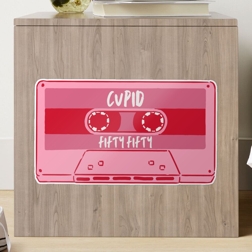 Fifty Fifty Cupid Cassette Sticker for Sale by puki-ycdi