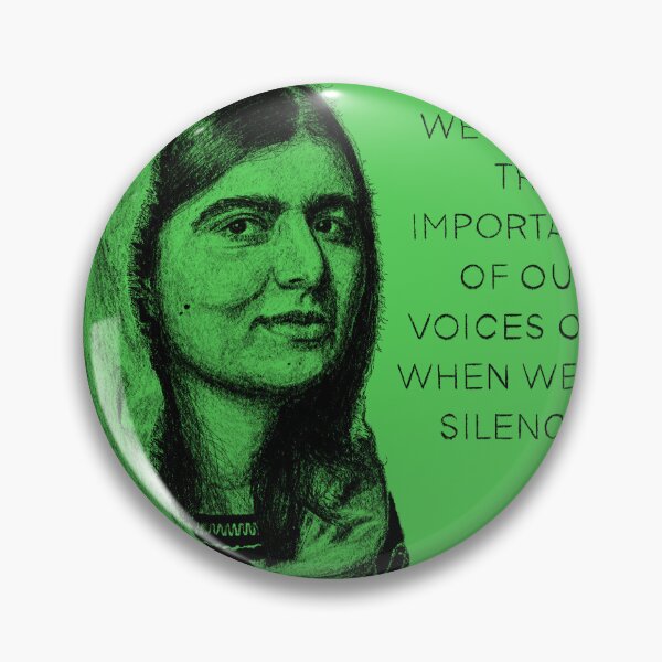 Item preview, Malala Yousafzai - The Importance of Our Voices designed and sold by RedWantsCandy.
