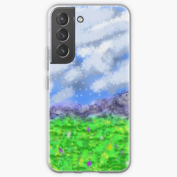 Grassy mountain sky Samsung Galaxy Soft Case