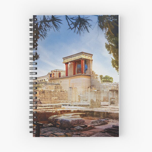 Item preview, "Knossos Palace" Uncovering the Mystery. An Exploration of Ancient Greek Art and Culture. designed and sold by nicpa-art.