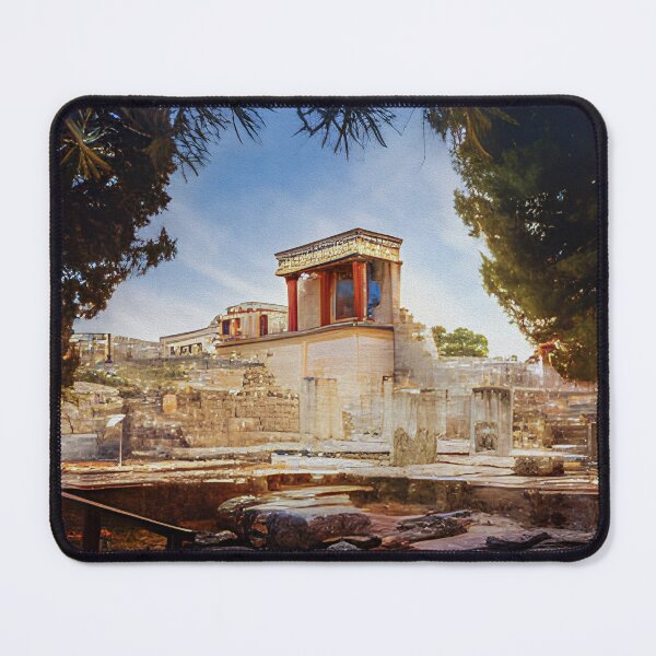Item preview, "Knossos Palace" Uncovering the Mystery. An Exploration of Ancient Greek Art and Culture. designed and sold by nicpa-art.
