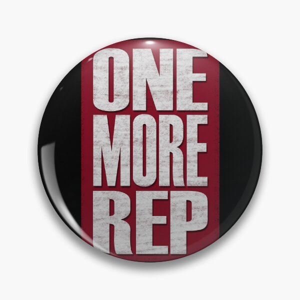 Item preview, One More Rep - Red, black, white - fitness, motivational designed and sold by Honest-Quotes.