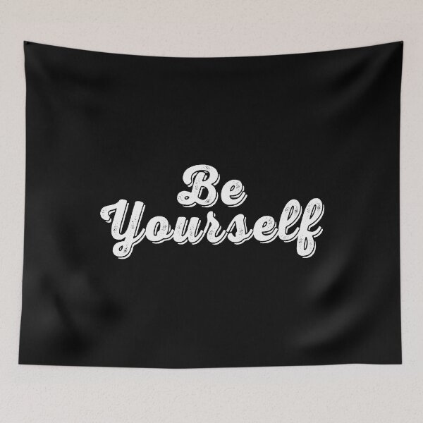 Item preview, Be Yourself White Statement Graphic designed and sold by arthouseflunky.