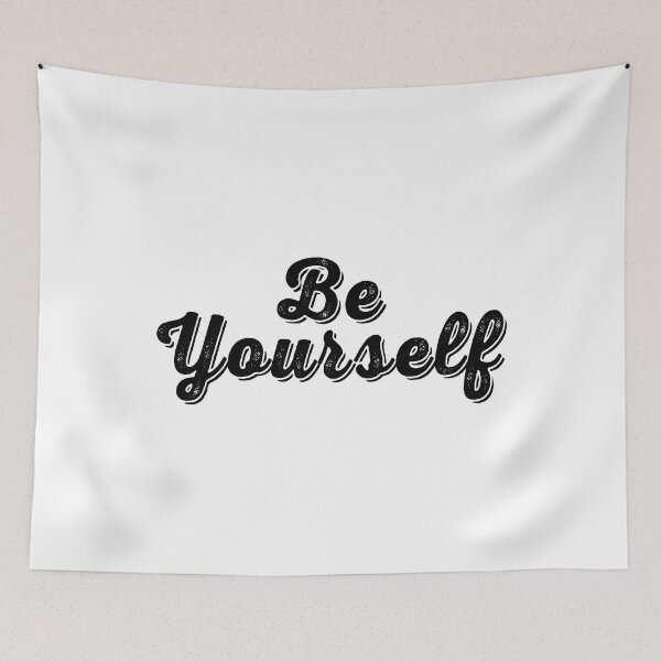 Item preview, Be Yourself Black Statement Graphic designed and sold by arthouseflunky.