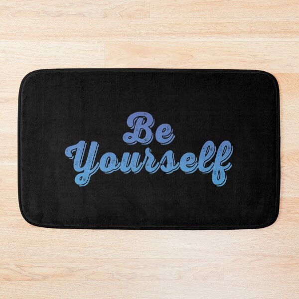 Item preview, Be Yourself Blue Statement Graphic designed and sold by arthouseflunky.