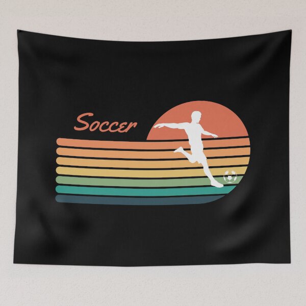Item preview, Soccer Retro Sunset designed and sold by AlpacaSmokes.