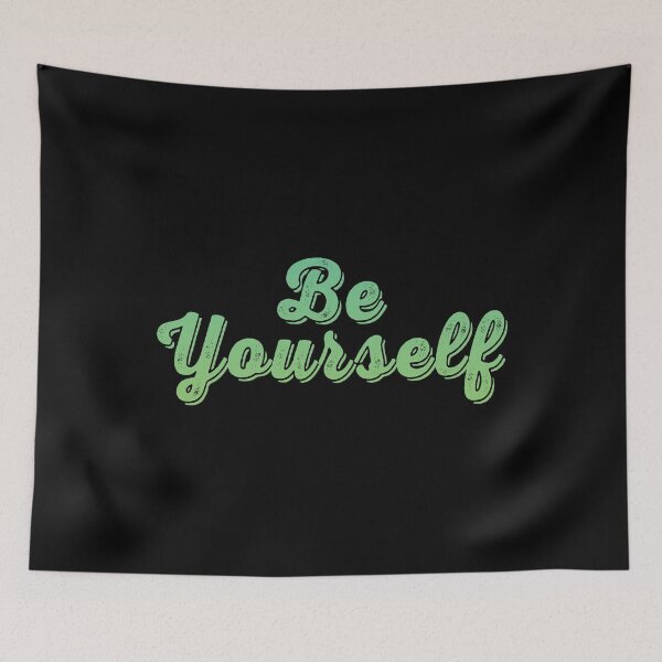 Item preview, Be Yourself Green Statement Graphic designed and sold by arthouseflunky.