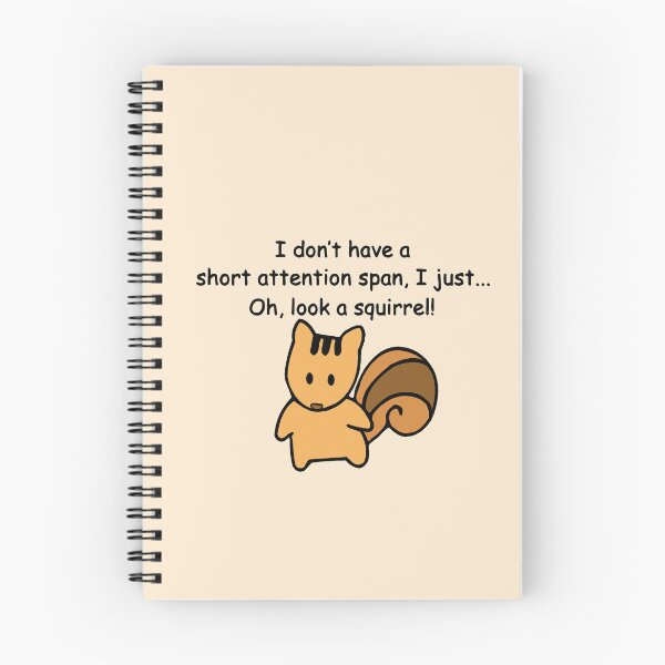 Item preview, Short Attention Span Squirrel Funny designed and sold by ironydesigns.