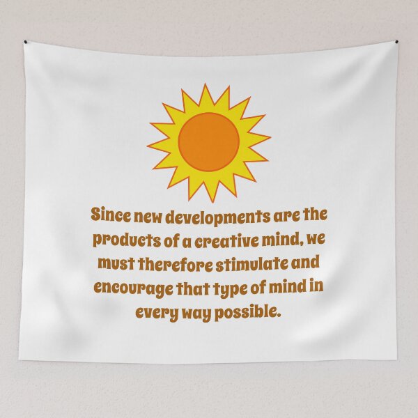 Item preview, Since New Developments Are The Products - Creativity Quote designed and sold by CrankyOldDude.