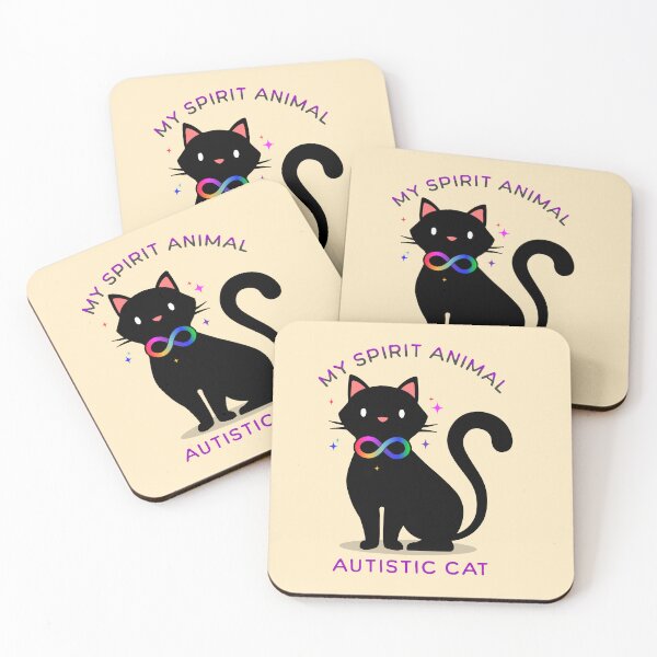 Item preview, Autistic cat - Autism and adhd awareness designed and sold by Paperfly Studio.