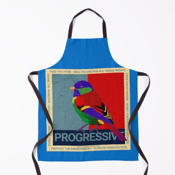 Item preview, PMD00594 Progressive Movement Designs Birdie multicolor bird and 12 policy goals for progressive Democrats Independents and Bernie Sanders supporters  designed and sold by ProgressiveLeft.