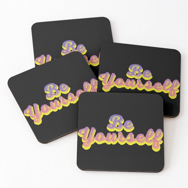 Item preview, Be Yourself Purple Statement Graphic designed and sold by arthouseflunky.