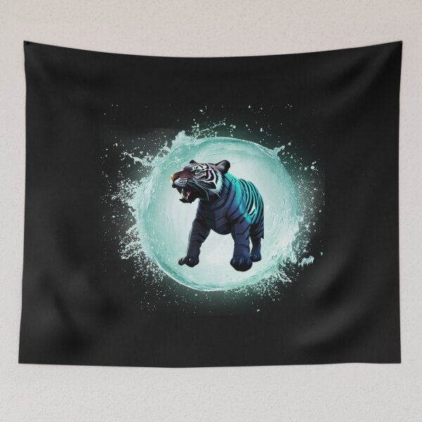 Item preview, White tiger in a drop of water designed and sold by FreeMind-Design.