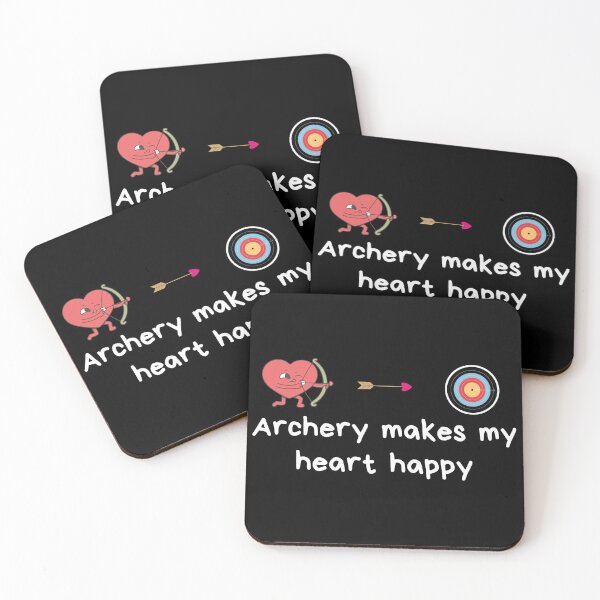Item preview, Archery makes my heart happy designed and sold by StraightArchery.