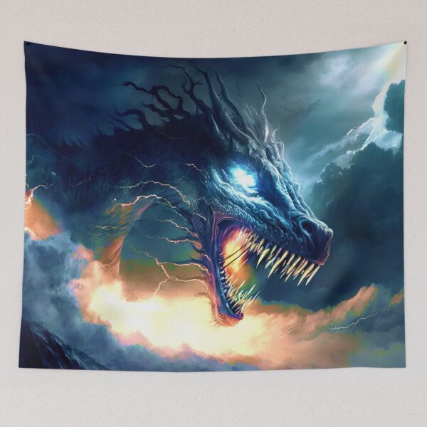 Item preview, Dark fantasy dragon designed and sold by RAWWR.
