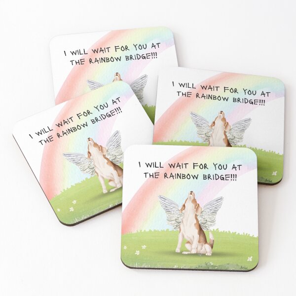 Item preview, I will wait for you at the rainbow bridge!!! designed and sold by DeRainbowBridge.