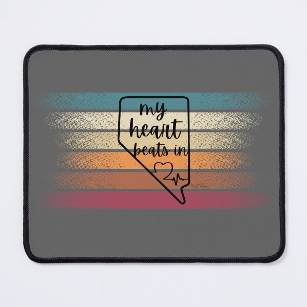 Item preview, My heart beats in Nevada designed and sold by HooYooTeeTees.