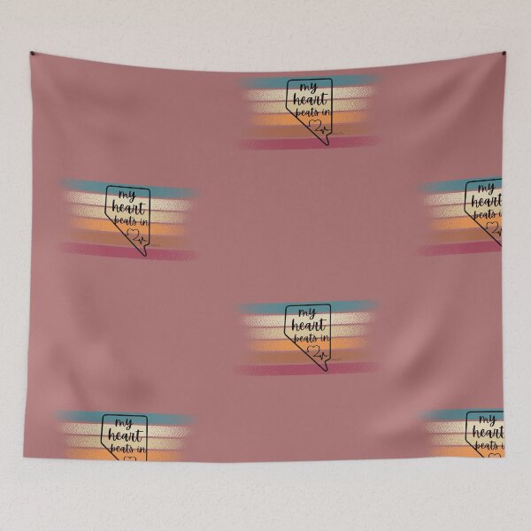 Item preview, My heart beats in Nevada designed and sold by HooYooTeeTees.