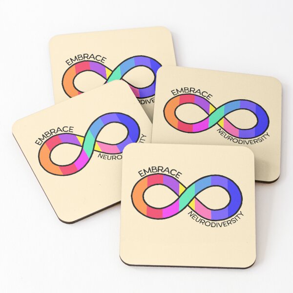 Item preview,  Embrace nerurodiversity infinity - Autism and adhd awareness designed and sold by Paperfly Studio.
