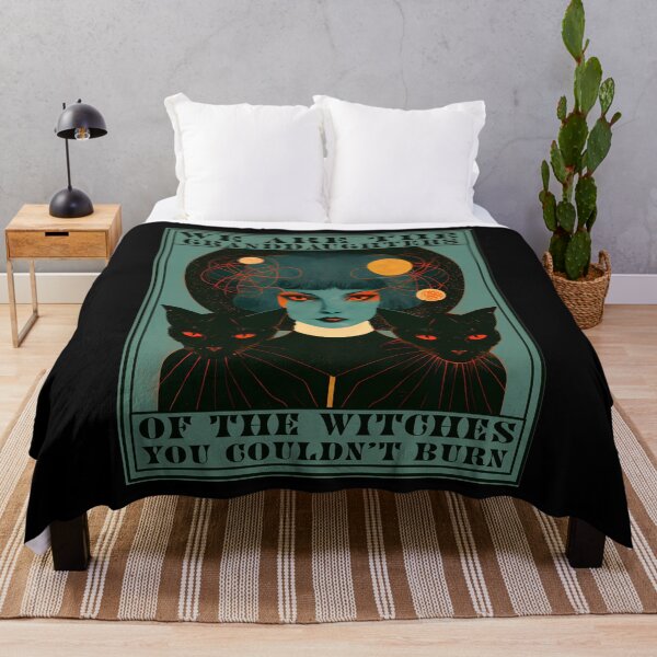 Item preview, We are the granddaughters of the witches you couldn't burn - blue designed and sold by TheJadeCat.