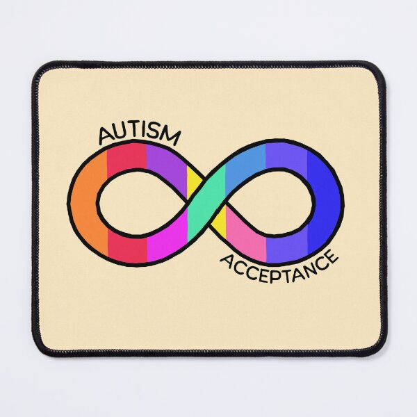 Item preview, Autism acceptance - Neurodiversity and adhd awareness designed and sold by Paperfly Studio.