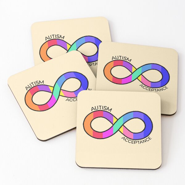 Item preview, Autism acceptance - Neurodiversity and adhd awareness designed and sold by Paperfly Studio.